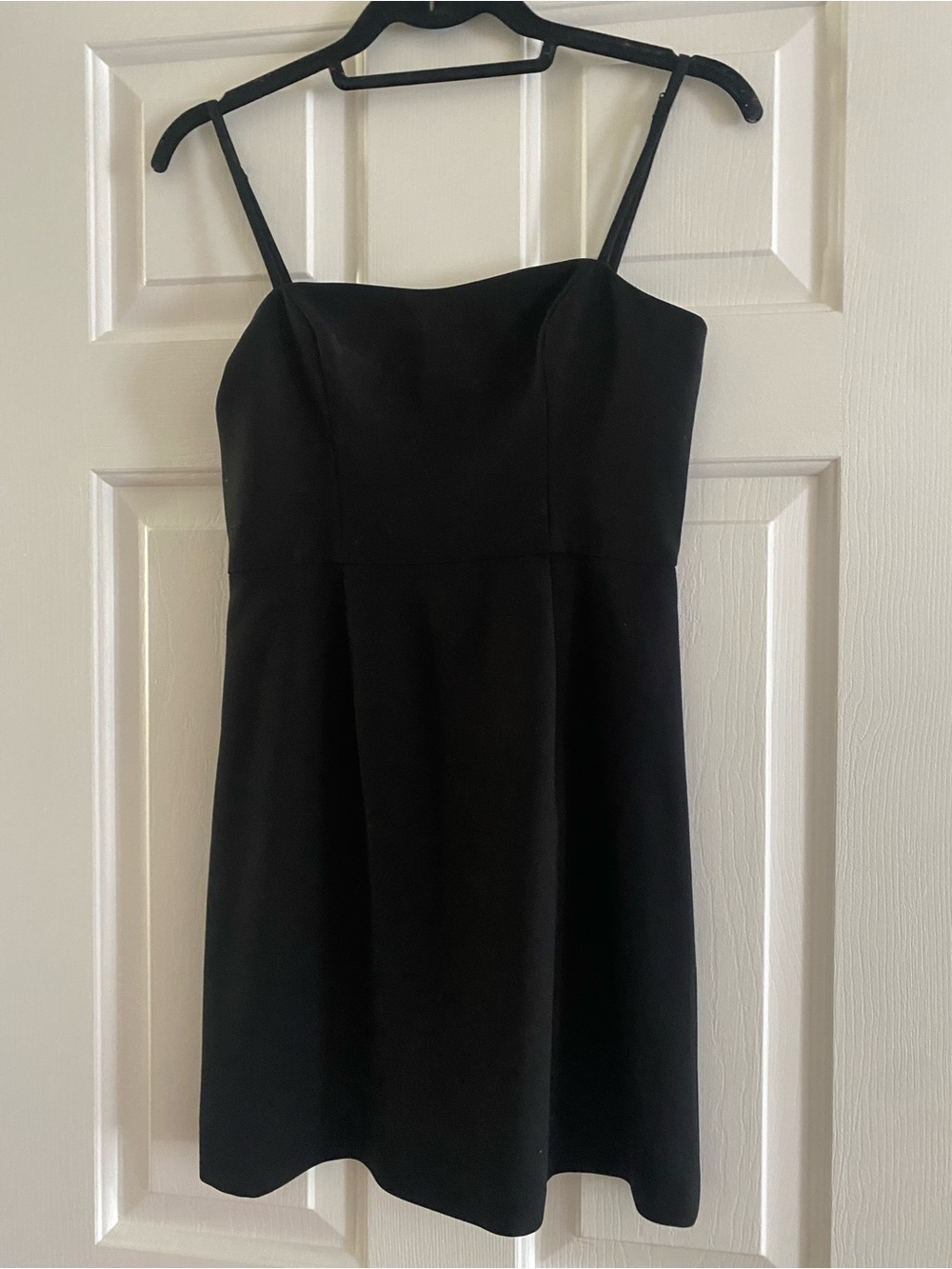 French Connection Black Spaghetti-Strap Mini Dress
